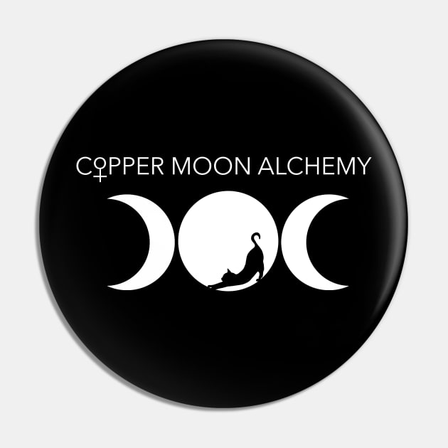 Copper Moon Alchemy Cat Stretch Shirt Pin by Copper Moon Alchemy