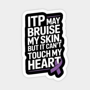 ITP Awareness Ribbon Blood Immune Thrombocytopenia Platelets Magnet