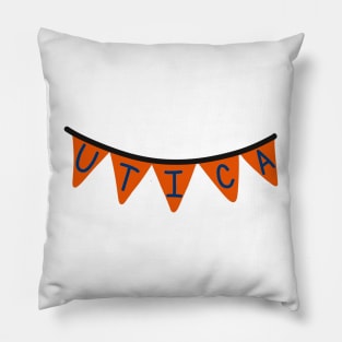 Utica Banner (orange) Pillow