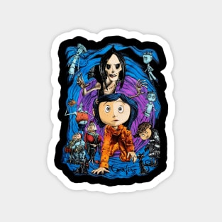 Coraline Spiral Tunnel Character Magnet