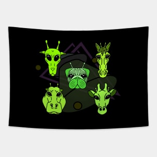 Alien Animal Collection Tapestry