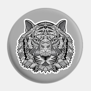 Tiger - Illustration - Wild Series Pin