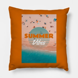 Summer Vibes Beach Pillow