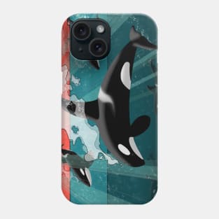 Orca pod Phone Case