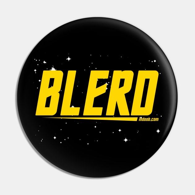 Black Star Trek Nerd Pin by tsterling