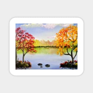 Autum Trees Magnet