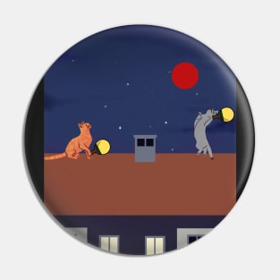 Ping pong moon Pin