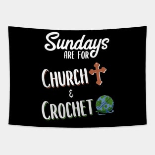 Crochet and Church | Knitting Religion Gift Idea Tapestry