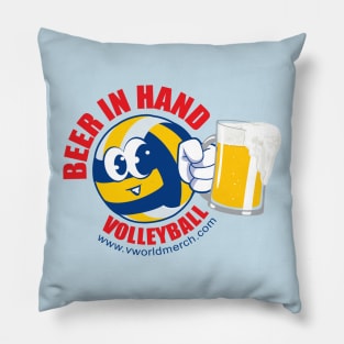 Beer in Hand Volleyball Pillow