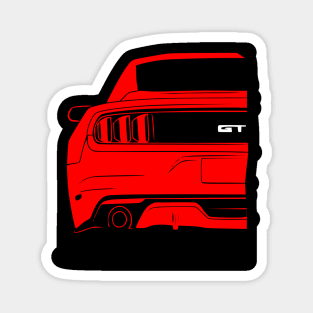 Patriotic American V8 Muscle Car Pony Mustang Magnet