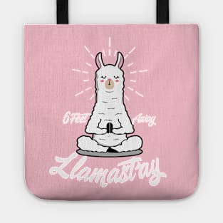 Llamastay 6 feet away Tote