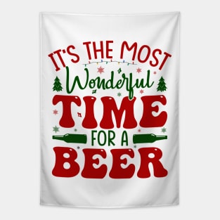 its the most wonderful time for a beer Tapestry