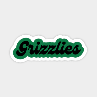 Cute Grizzlies Gear Magnet