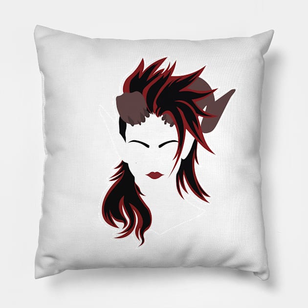 Karlach - Baldurs Gate 3 - sticker Pillow by An_dre 2B