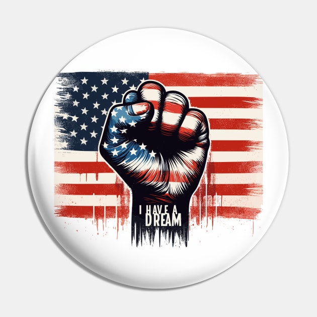 I Have A Dream Pin by Vehicles-Art