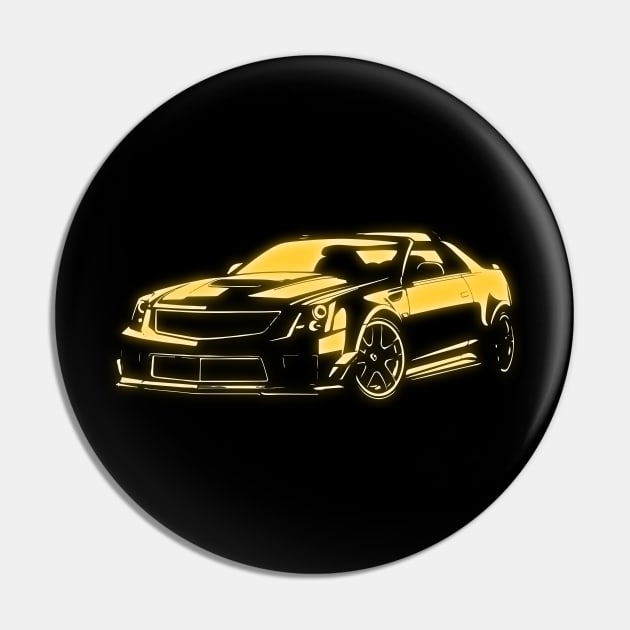 Cadillac XLR-V Leverages Glowing Silhouette Pin by Moulezitouna