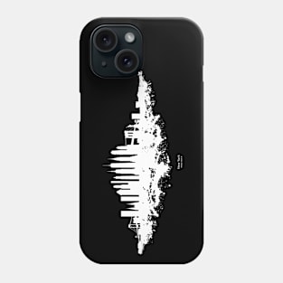 New York Skyline Watercolor Black and White Phone Case