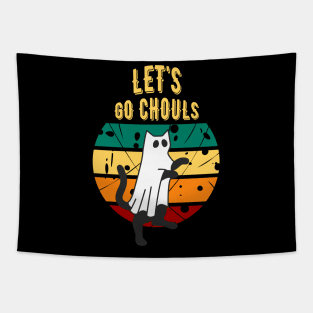 Let's Go Ghouls CAT Tapestry