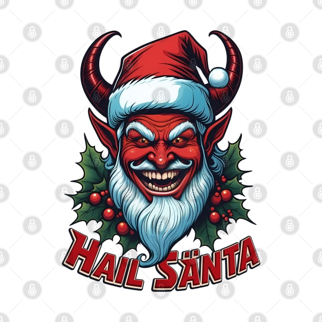 Hail santa - Christmas Satan by Lumbarjack