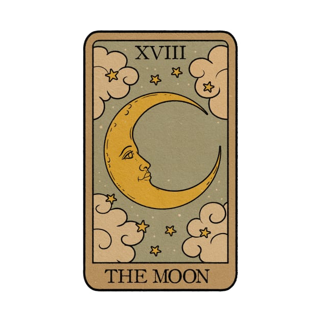 The Moon - Tarot Card by thiagocorrea