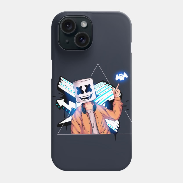 Marshmello Smile Music Party Phone Case by DenielHast