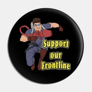 Support Our Frontline Pin