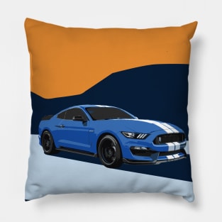 s550 ART Grabber Blue Mustang GT 5.0L V8 usa GT350 Shelby Pillow