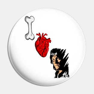 I Heart Daryl Dixon Pin