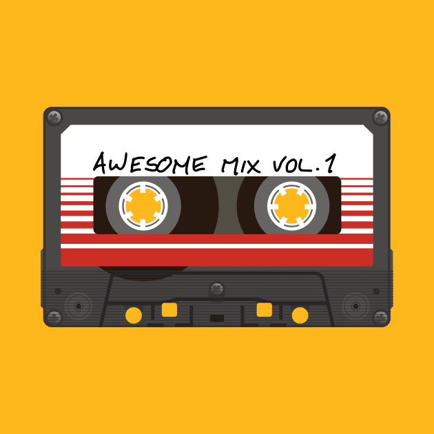 Awesome Mix Vol. 1 by geeklyshirts