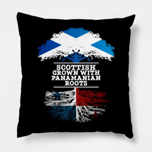 Scottish Grown With Panamanian Roots - Gift for Panamanian With Roots From Panama Pillow