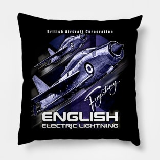 English Electric Lightning RAF Supersonic Fighter Pillow