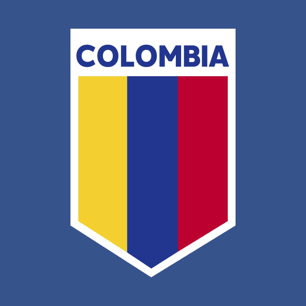 Colombia Flag Emblem by SLAG_Creative