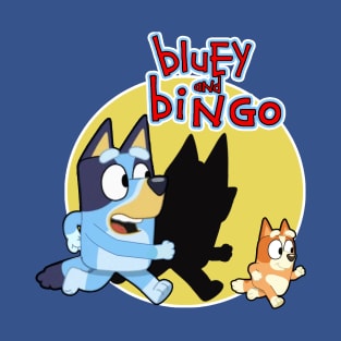 bluey dad chase bingo T-Shirt