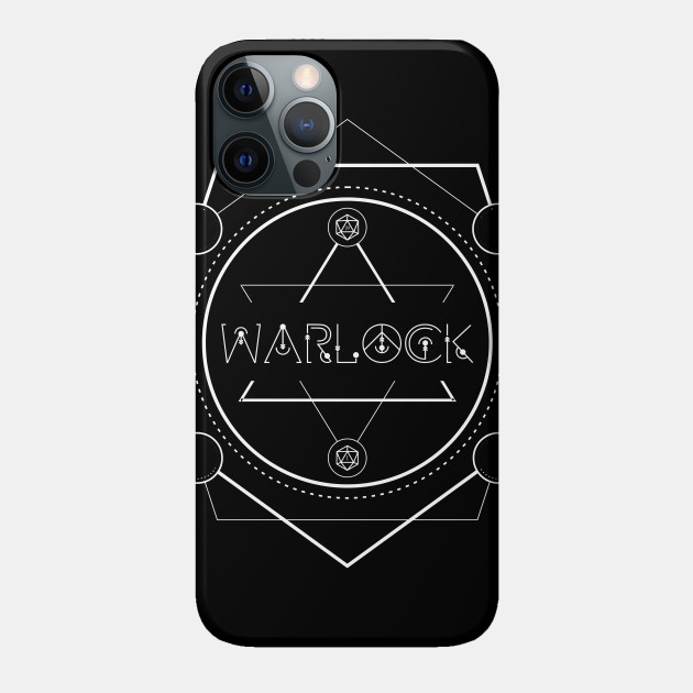 Warlock Character Class TRPG Tabletop RPG Gaming Addict - Warlock - Phone Case