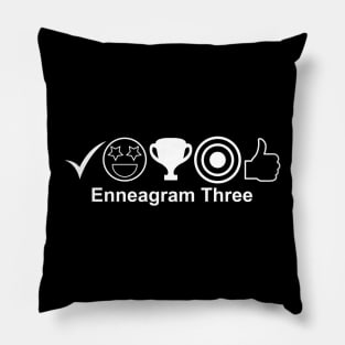 Enneagram 3 T-Shirt | Enneagram Type 3 | Achiever | Success Oriented | Enneagram Gifts | Unisex - Men & Women's Tee Pillow