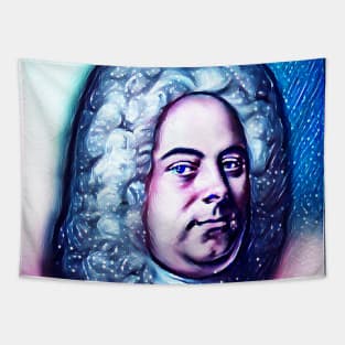 George Frideric Handel Snowy Portrait | George Frideric Handel Artwork 11 Tapestry