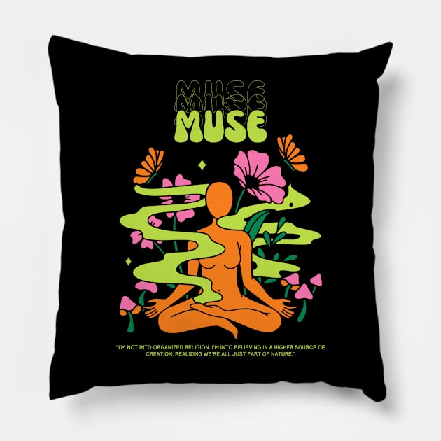 Muse // Yoga Pillow by Mamamiyah