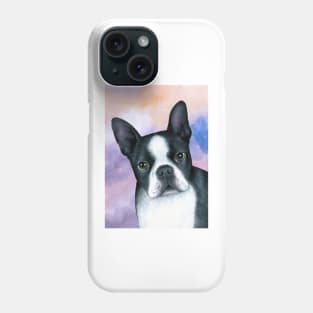 Dog 128 Boston Terrier Phone Case