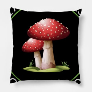 the adventures of magic mushroom Pillow