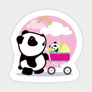 baby panda Magnet