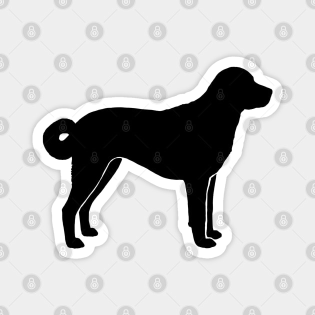 Anatolian Shepherd Dog Silhouette Magnet by Coffee Squirrel