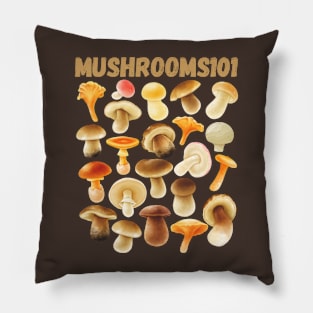 Mushrooms101 Pillow