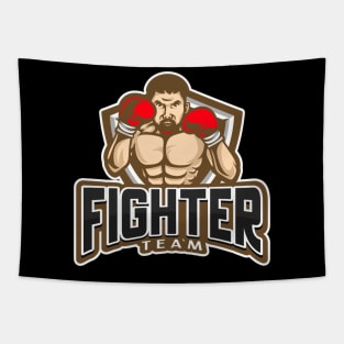 eSport Gaming Team Fighter Tapestry