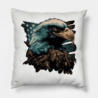 American Eagle Flag Pillow