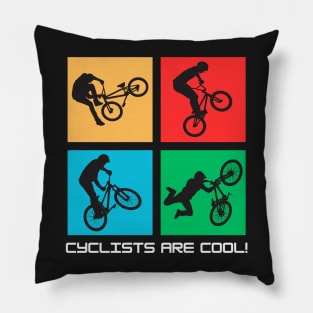 Cyclists are cool! Pillow