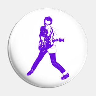 elvis costello Rock n Roll Pose Pin