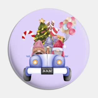 Christmas Gnomes Truck. Pin