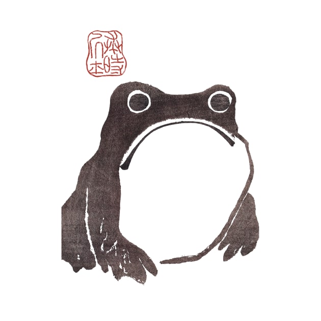 Grumpy Frog - Matsumoto Hoji by nphindenberg