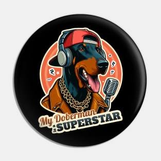 Rapper Doberman Pin