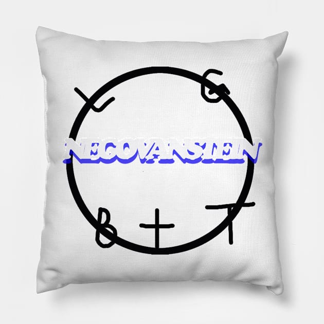 LGBT IN BLACK WITH NEGOVANSTEIN Pillow by NegovansteinAlumni